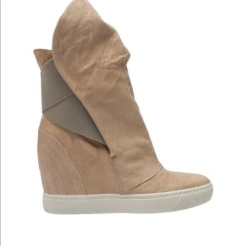 Fred Segal wedge platform Bianco sneaker booties